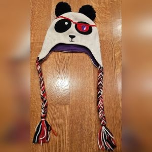 Cute panda winter hat for kids